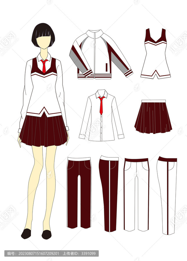 校服款式圖