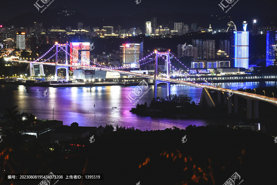 厦门海沧大桥夜景