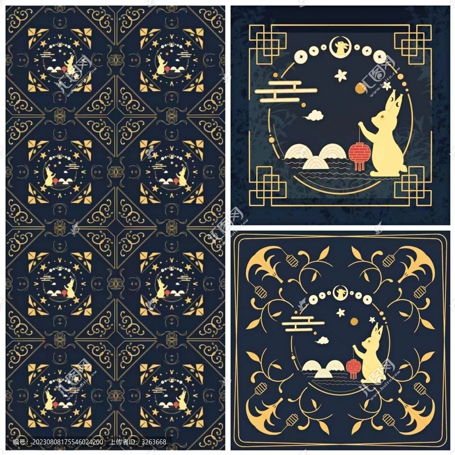 月下剪影