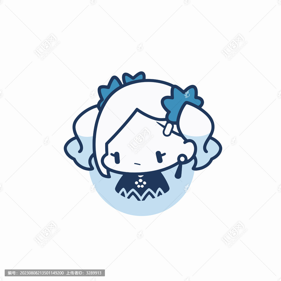 簡筆女孩