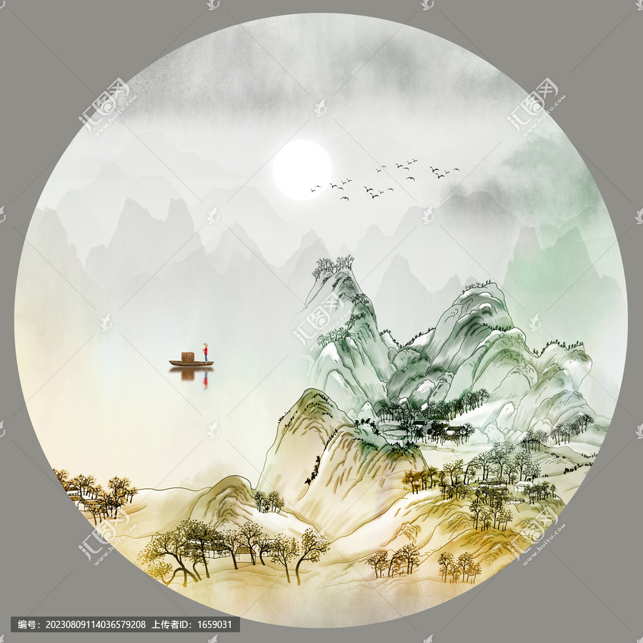創(chuàng)意山水畫