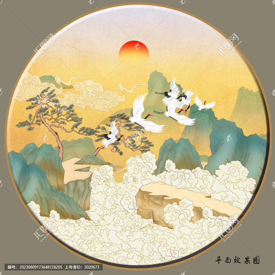 古風(fēng)國(guó)畫(huà)國(guó)潮山水