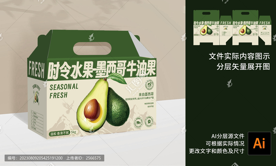 墨西哥牛油果包裝禮盒