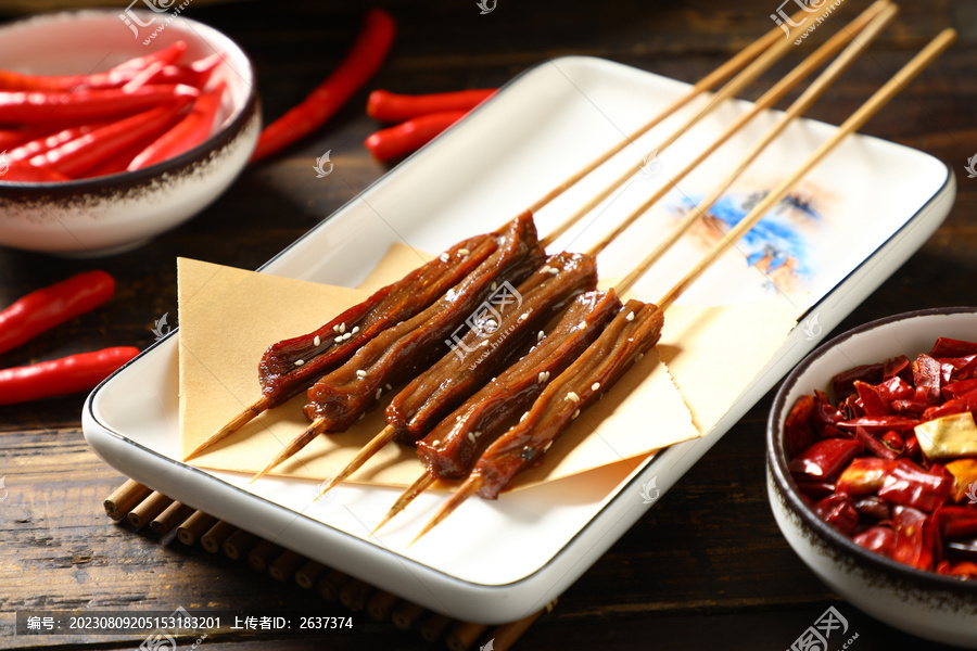 风干牛肉串