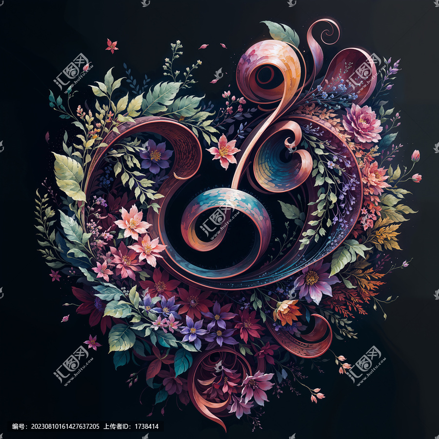 愛(ài)心花卉設(shè)計(jì)