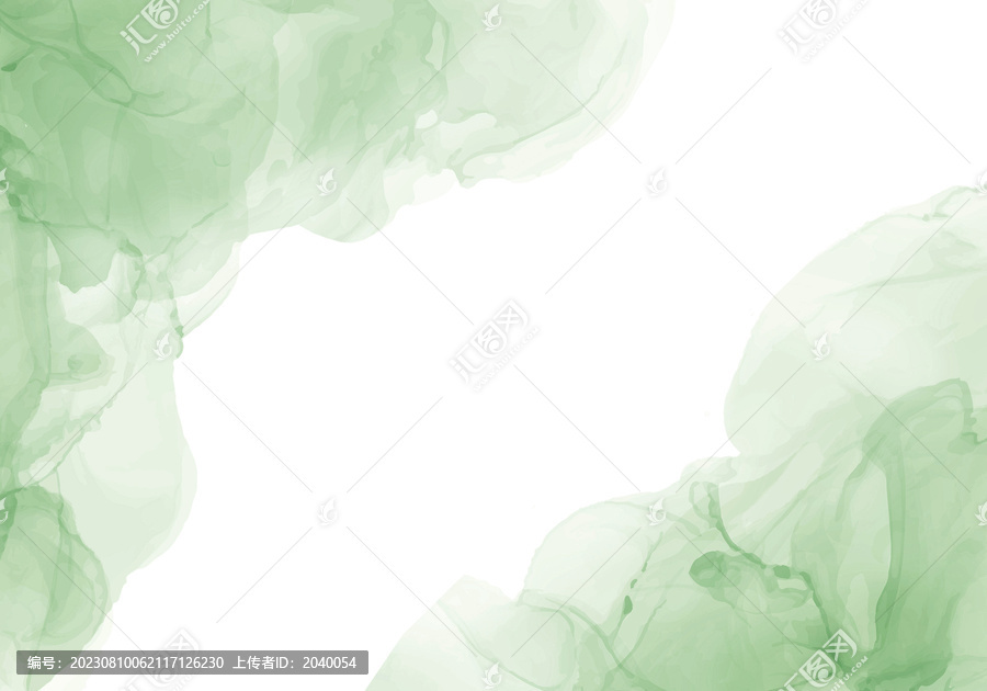 水彩淡彩云霧背景