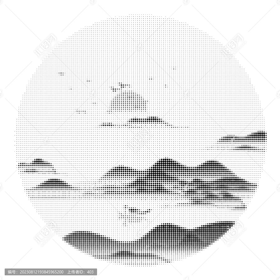 山水圓點激光鏤空沖孔