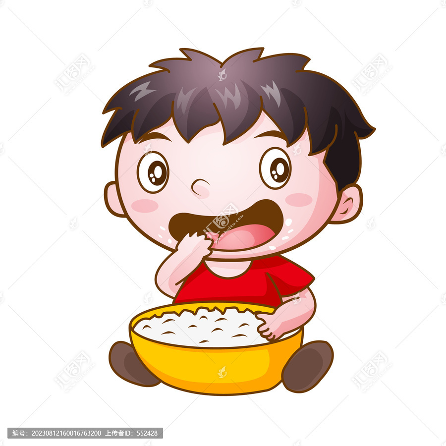 干飯娃娃卡通