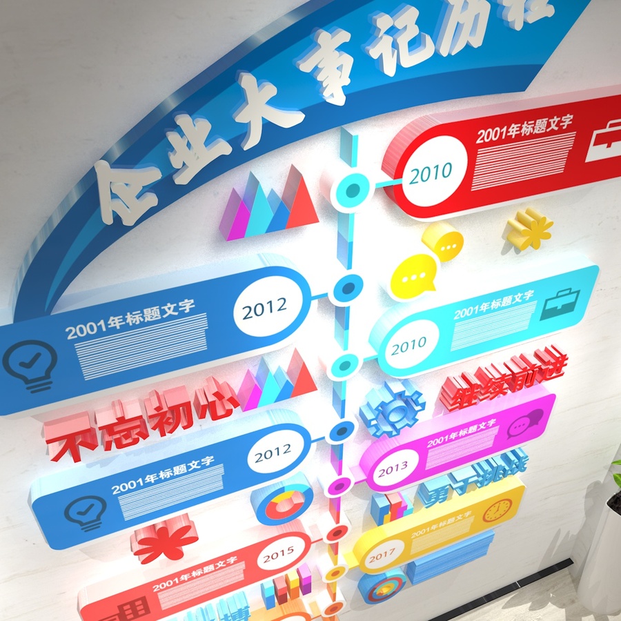 企業(yè)歷程文化墻