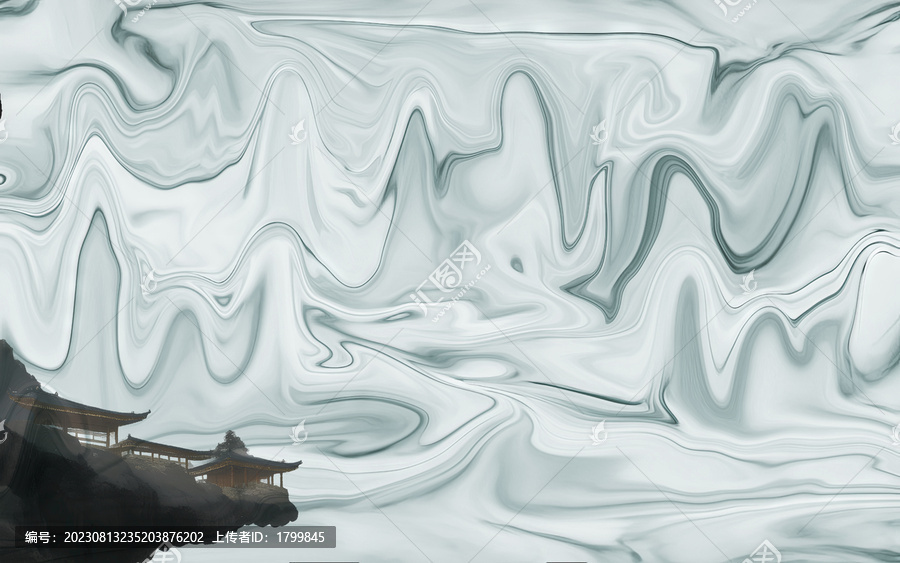 山水屋檐
