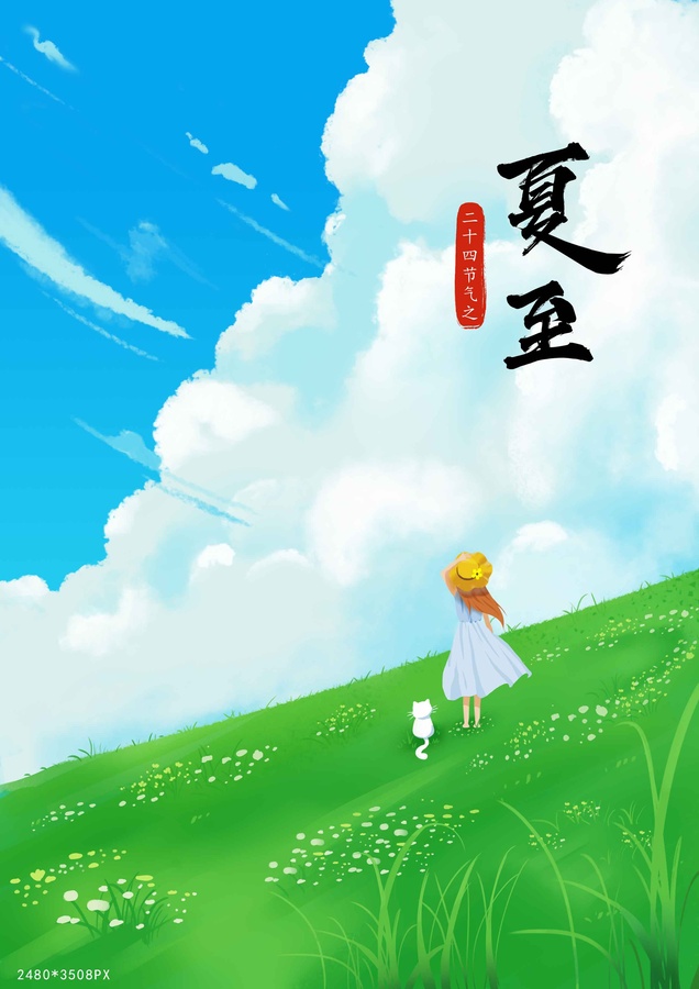 夏至插畫