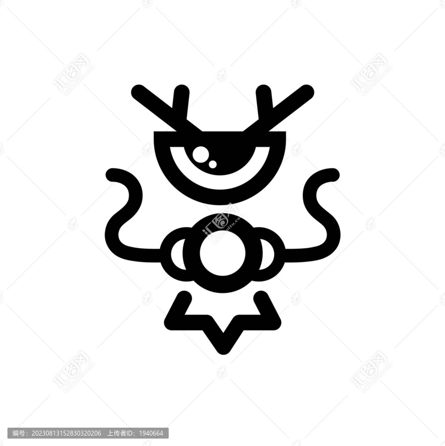 龍圖案