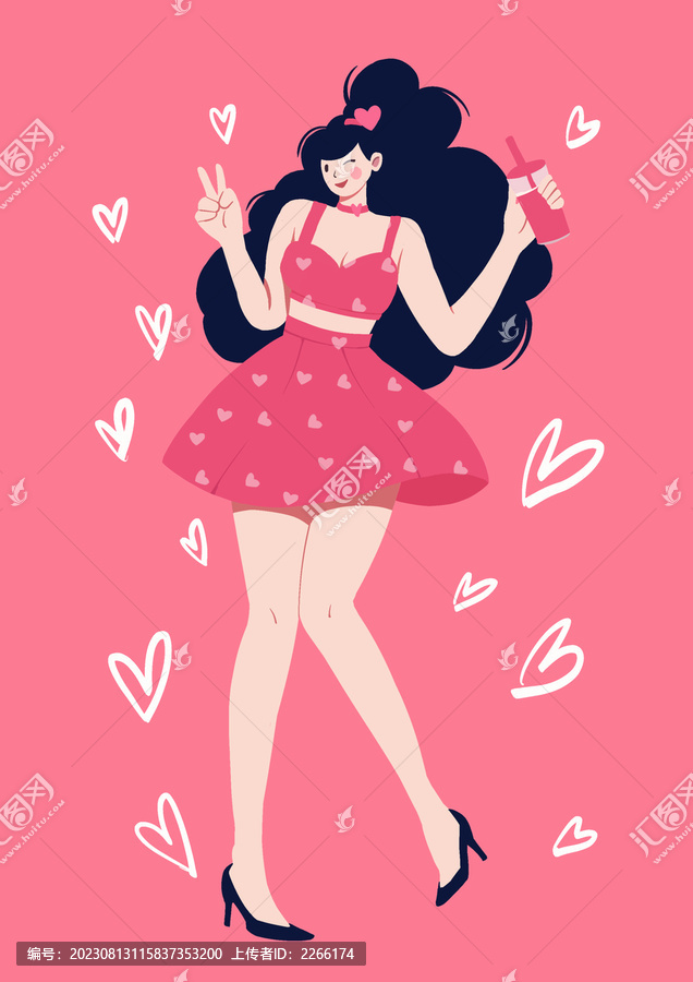愛心女孩