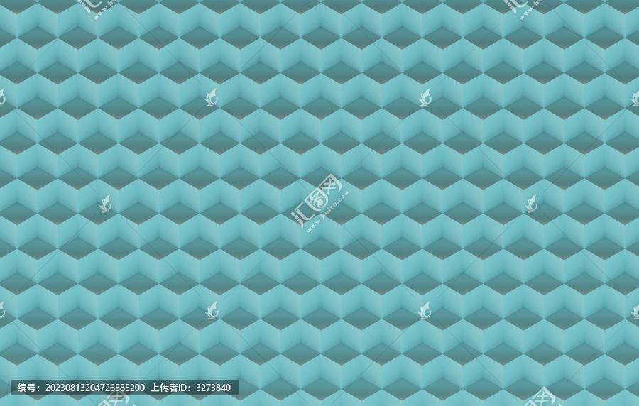 相同元素立方體重復(fù)背景3D
