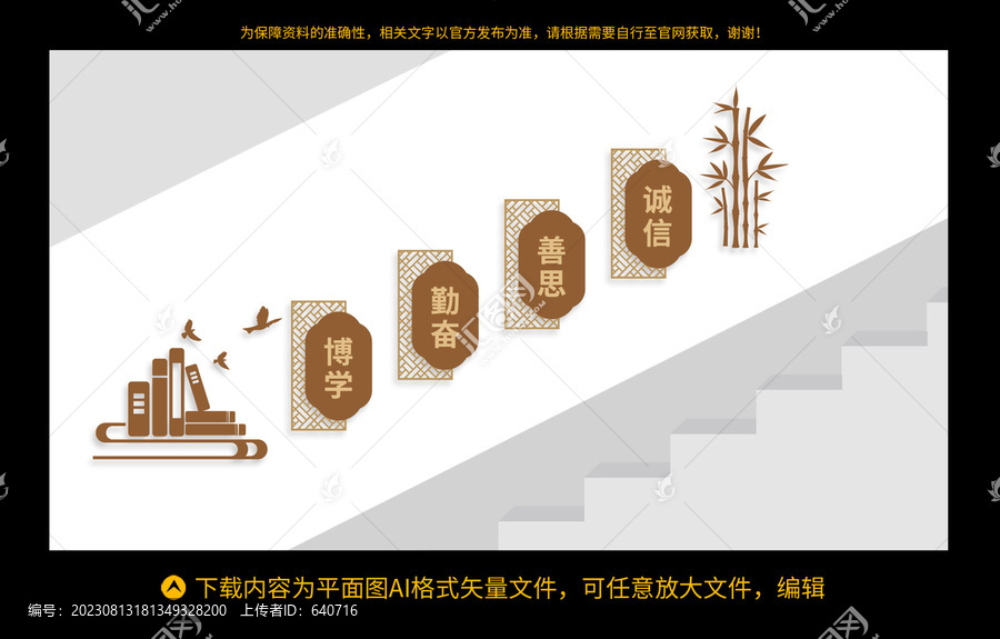 學(xué)校樓梯文化墻