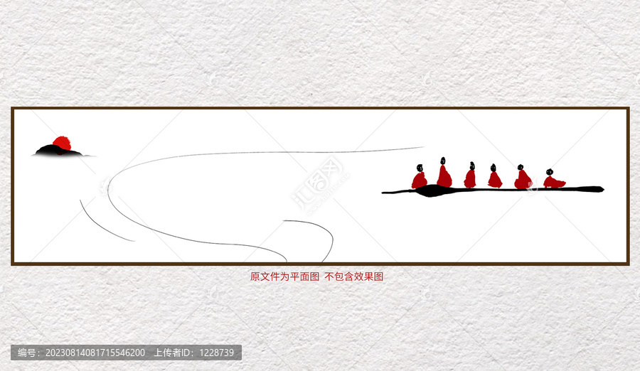 結(jié)伴裝飾畫