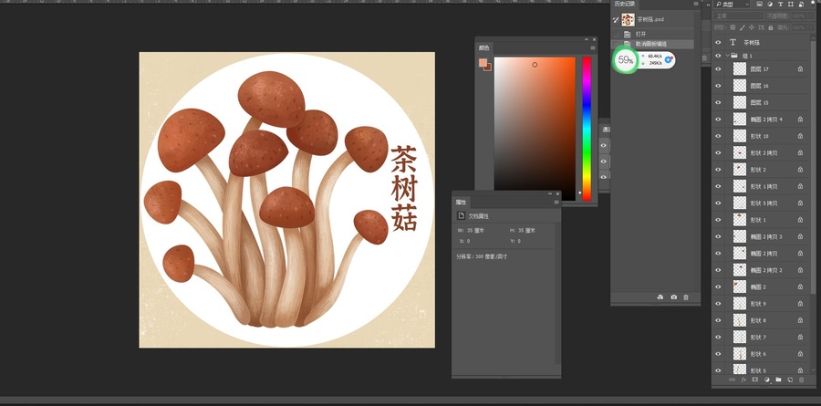 山珍茶樹菇