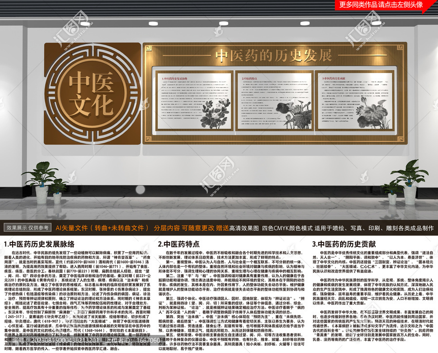 中醫(yī)發(fā)展史文化墻