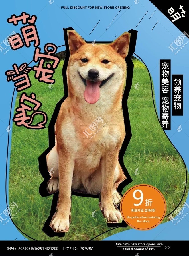 領養(yǎng)萌寵海報