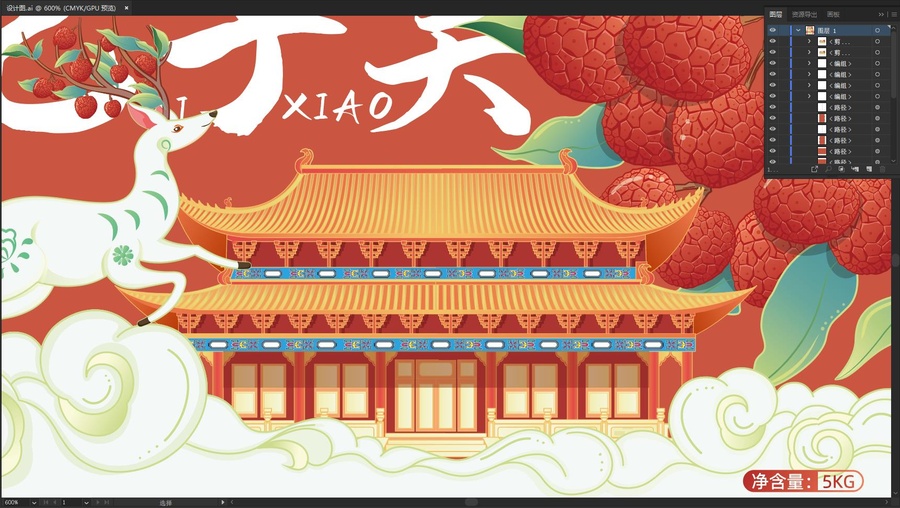 國潮荔枝禮盒