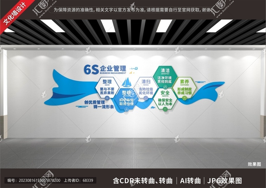 6S企業(yè)管理文化墻