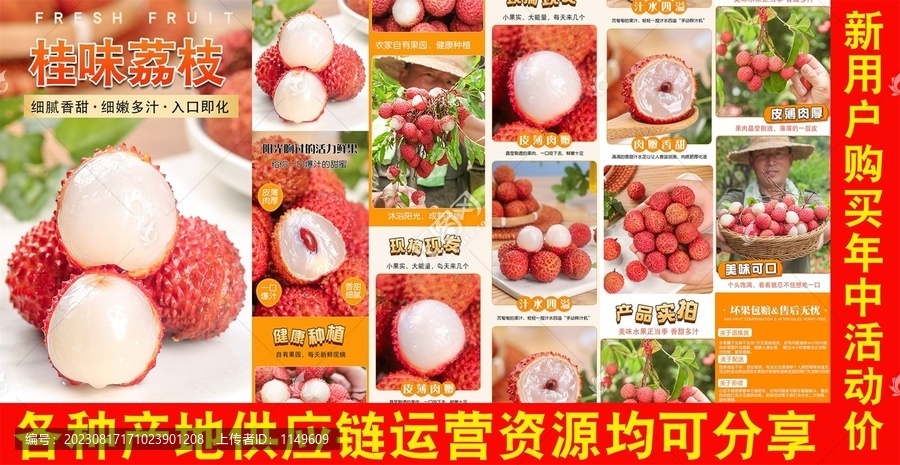 桂味荔枝詳情頁(yè)