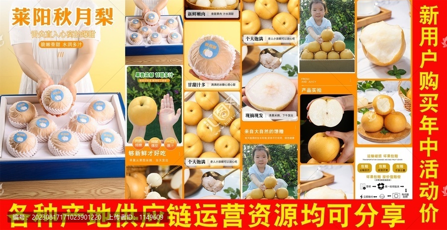 萊陽(yáng)秋月梨詳情頁(yè)