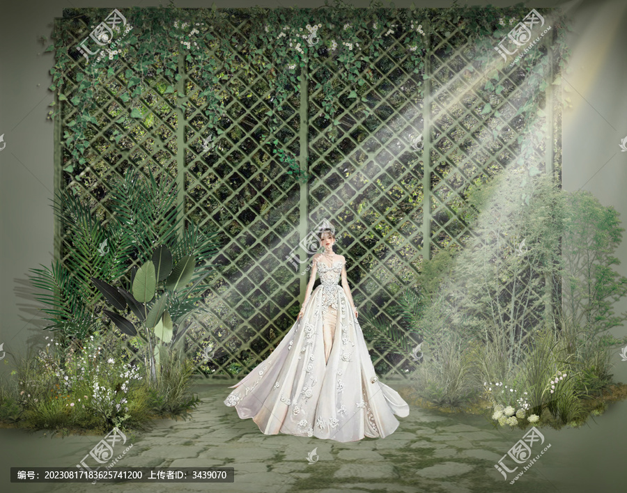 綠色花園婚禮迎賓區(qū)