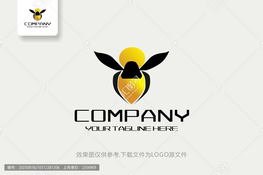 蜜蜂logo标志