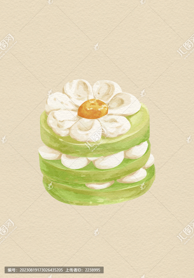 可愛蛋黃奶油小蛋糕