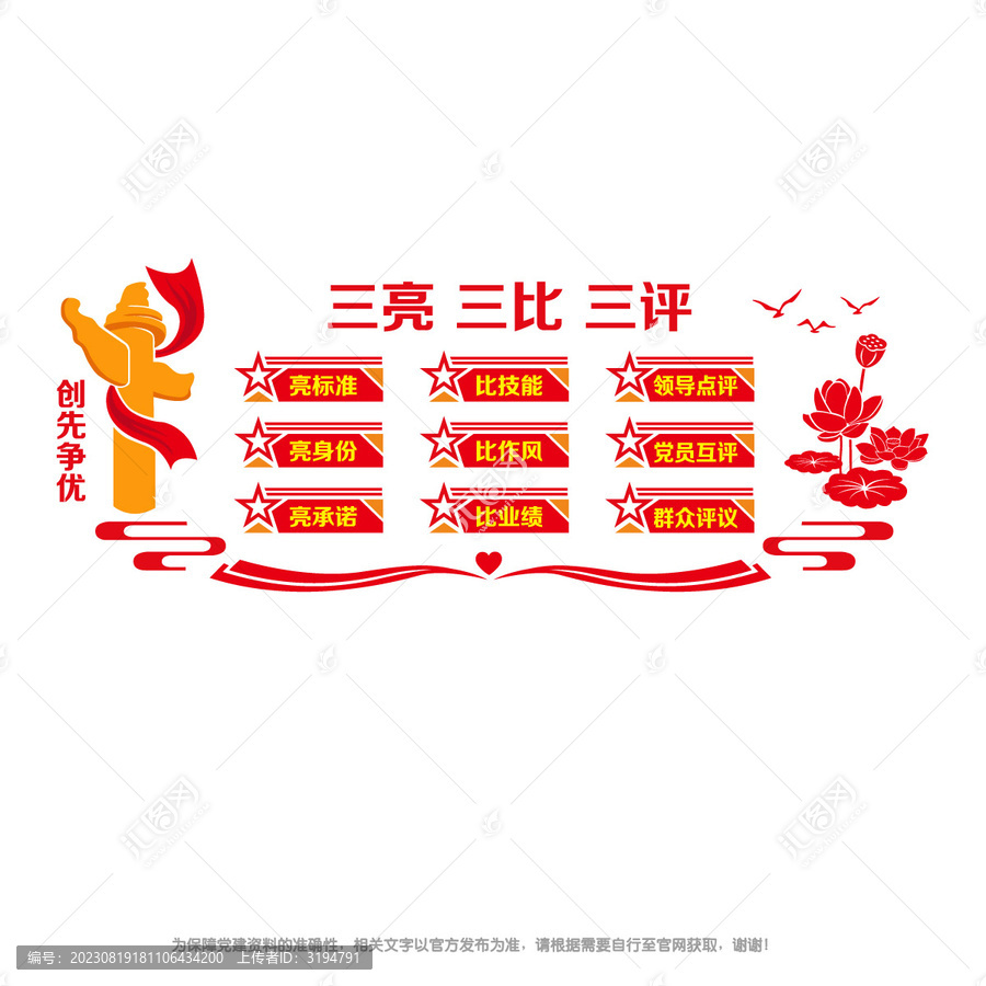三亮三比三評
