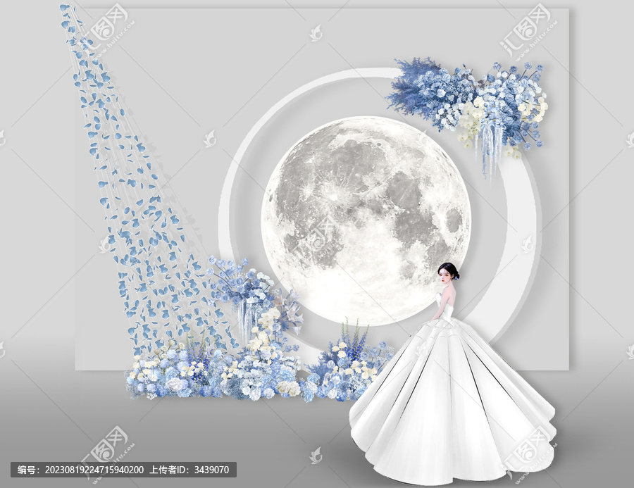 藝術(shù)風(fēng)婚禮迎賓區(qū)