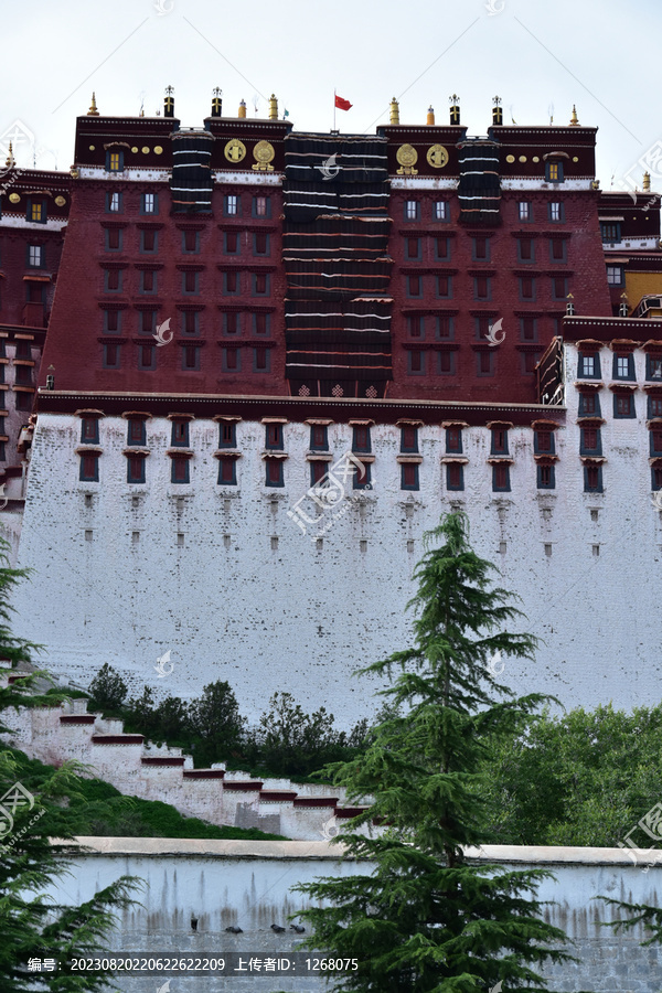 西藏拉萨布达拉宫八廓街