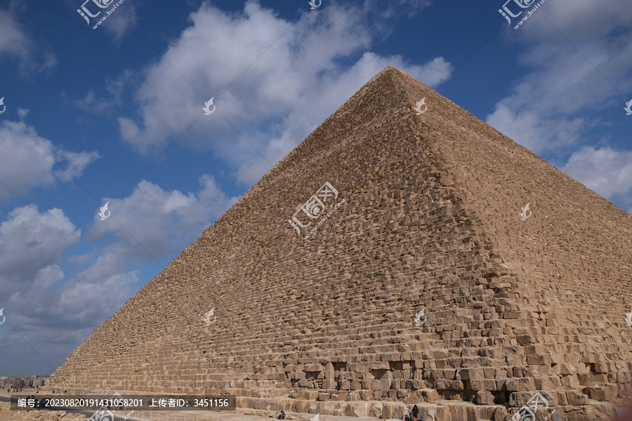 埃及风景近看金字塔