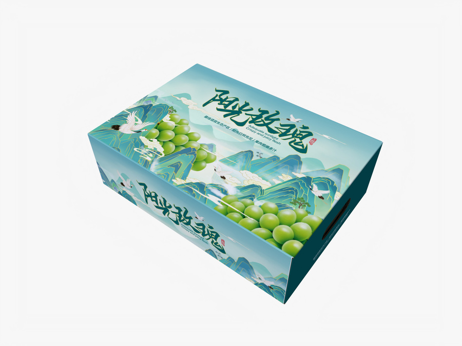 陽(yáng)光玫瑰葡萄晴王葡萄包裝