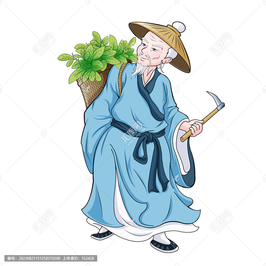 老藥農(nóng)插畫設(shè)計