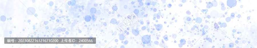 藍(lán)色水滴水彩裝飾畫