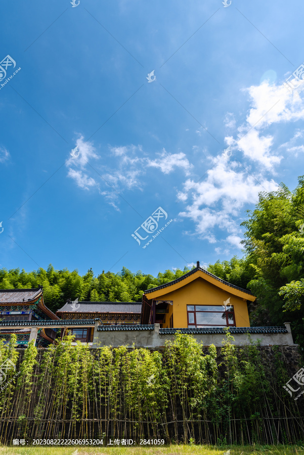 中国安徽宣城惠云禅寺古建筑