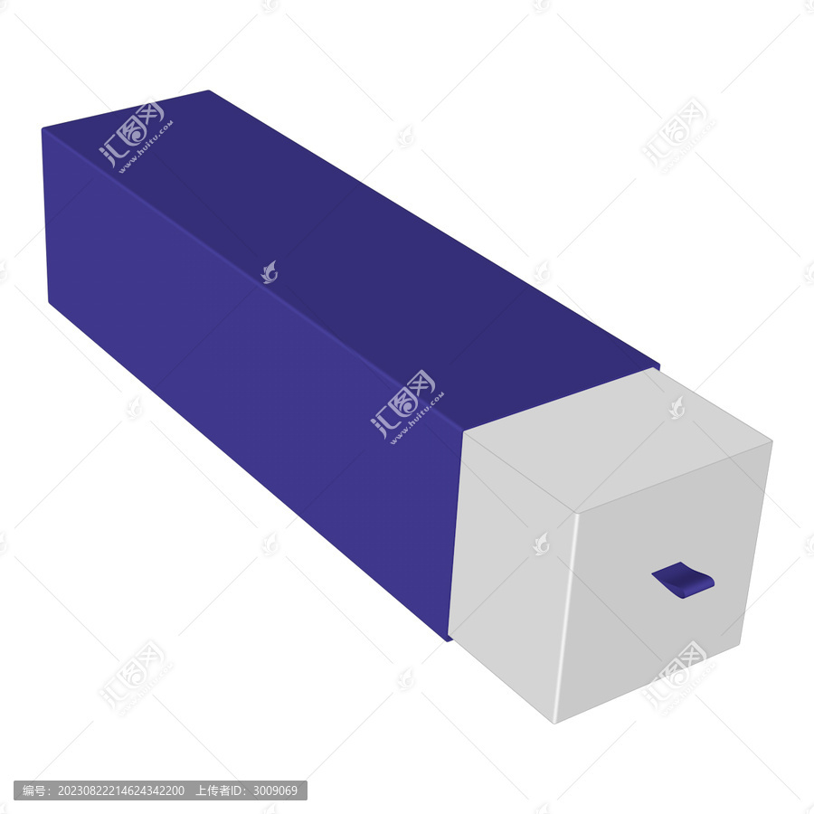 抽拉食品盒子模型