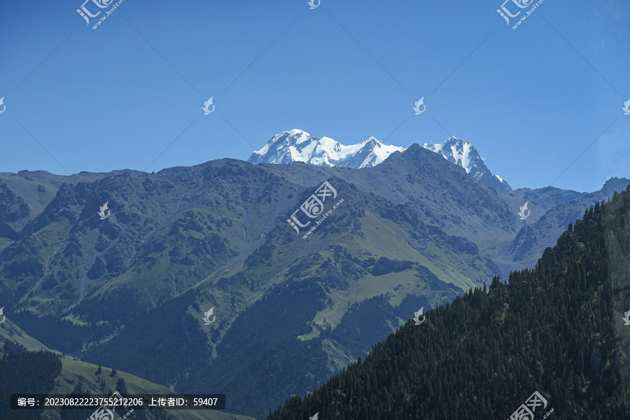 新疆天山天池景区风光