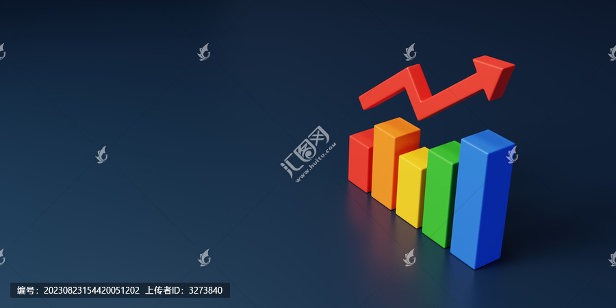 柱狀圖統(tǒng)計(jì)績效成果成績3D