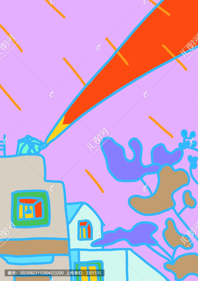 紫色夢幻背景