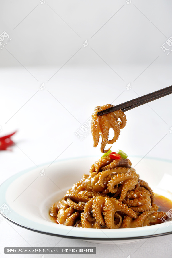 辣汁八爪魚