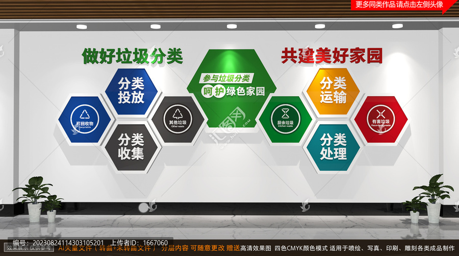 垃圾分類文化墻