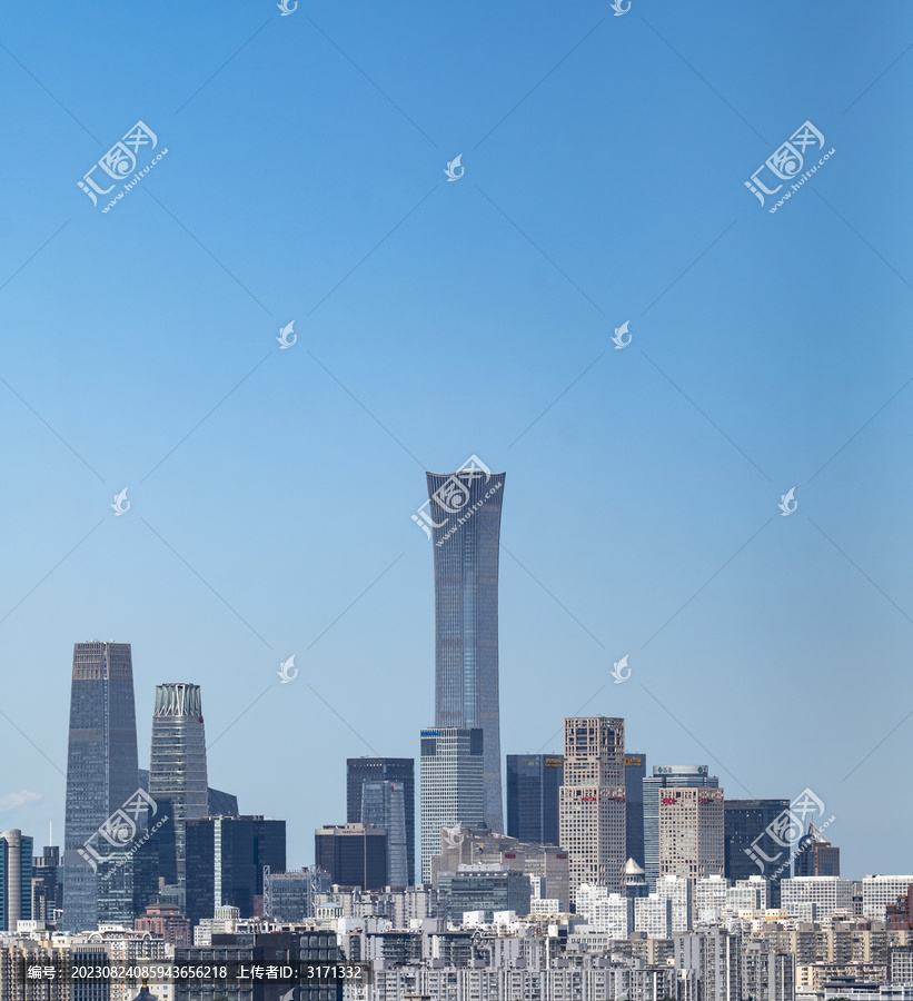 北京中国尊城市建筑群
