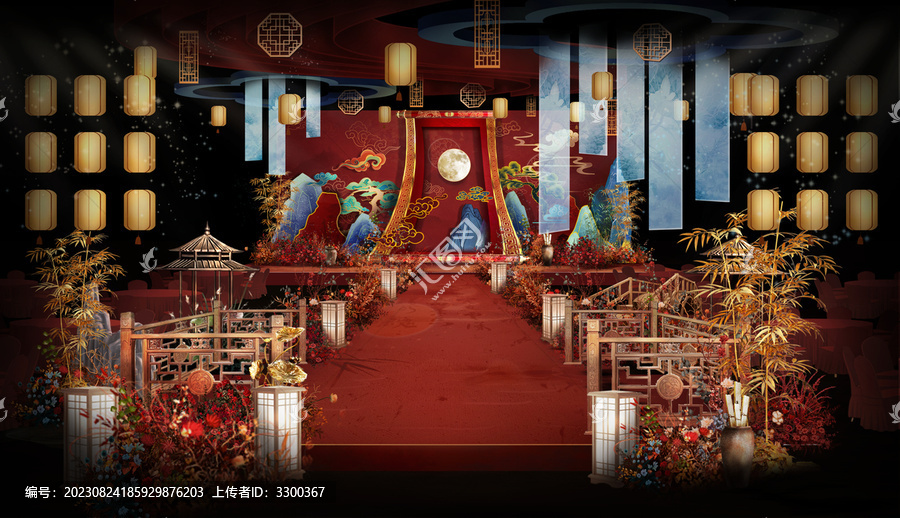 中式婚禮儀式區(qū)