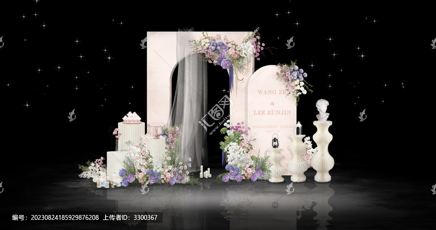 韓式婚禮迎賓區(qū)