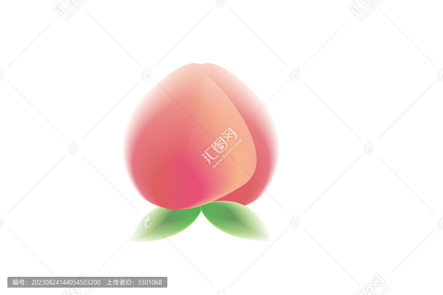 卡通桃子