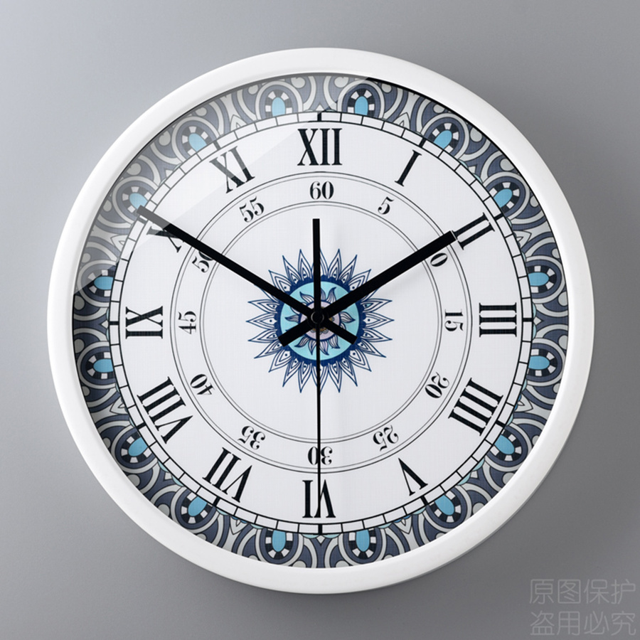 歐式羅馬太陽(yáng)花掛鐘鐘表鐘面