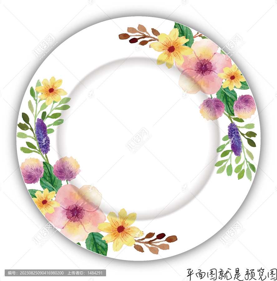 餐具花面